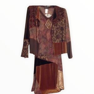 🔴Unique Design Multi Fabrics 3pcs-Size XL